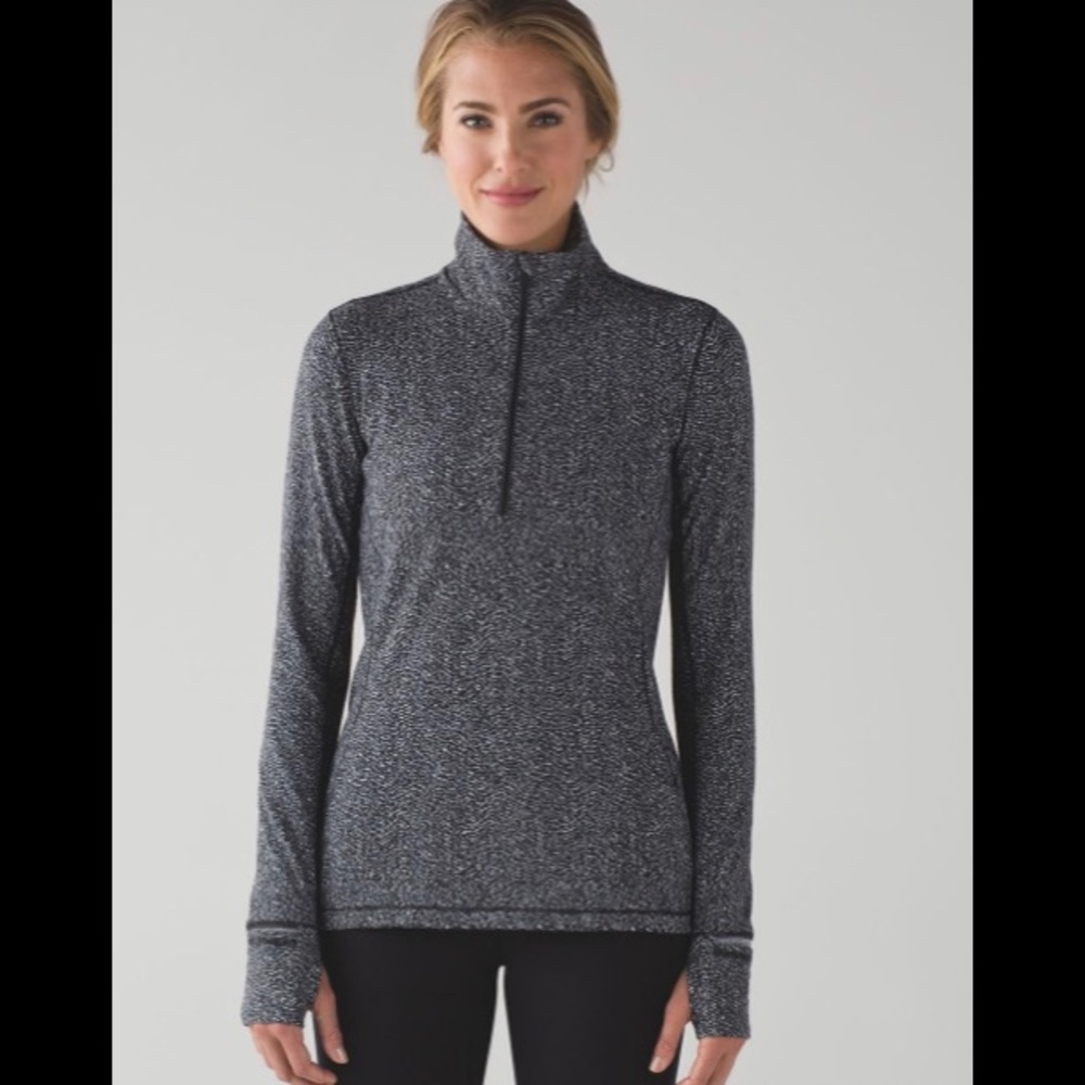 Lululemon 6 outrun 1/2 zip EUC
